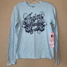 Nwt Juicy Couture Juicy Wanted by All Graphic Tee T-Shirt Top ~Sea Blue Large