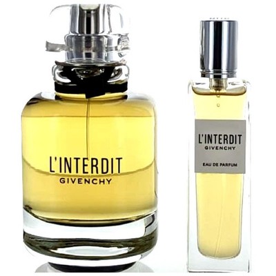L'interdit by Givenchy Gift Set for Women - 2.7oz EDP Spray + 0.5 oz EDP New