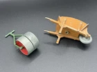 Vintage Dinky Toys Garden Series 105b Wheelbarrow & Roller 1950s Original!!!