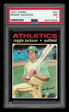 1971 Topps Set-Break # 20 Reggie Jackson PSA 7 NM