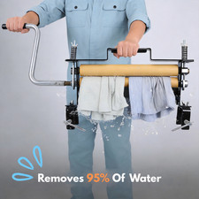 Manual Clothes Wringer Hand Crank Clip-on Laundry Moisture for Laundry Car Wash