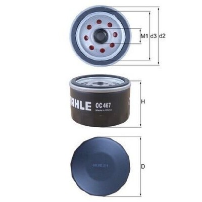 Ölfilter für Horex VR6 23841121