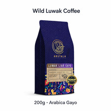 Wild Luwak Gayo Arabica Coffee 200g Indonesian Kopi Luwak Premium Coffee