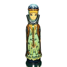 Vintage Gallery Orlov Russian Matryoshka Nesting Doll Bottle Holder Hand Painted