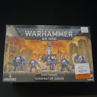 Games Workshop Warhammer 40K Space Marines Ultramarines Terminator Squad OOP NIB