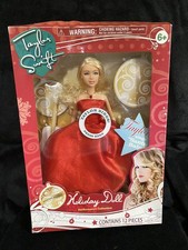 Taylor Swift Holiday Doll che canta "Santa Baby" 2010 nuova con scatola, Jakks Pacific