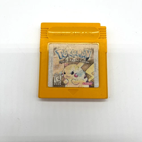 New ListingPokemon Yellow Version Special Pikachu Edition Nintendo Game Boy 1999