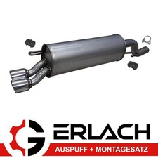 Endschalldämpfer für Alfa Romeo Mito 1.4 MultiAir TB Tjet Turbo Auspuff 7867