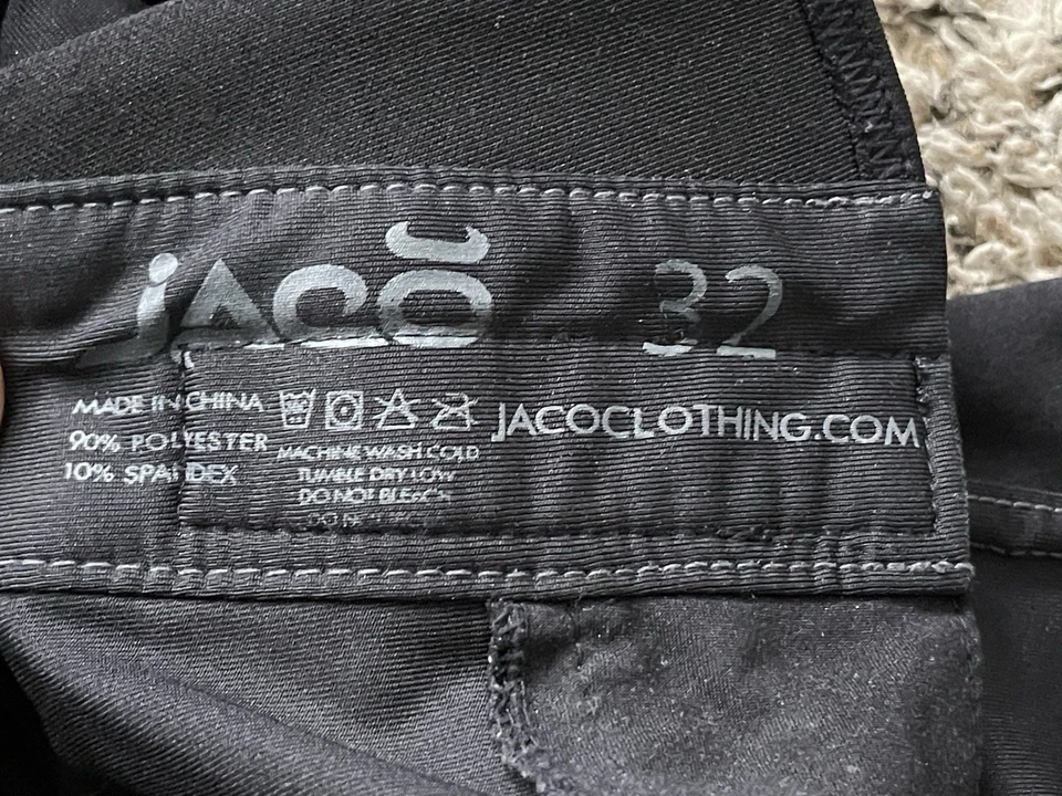 Pantalones Cortos Jaco MMA Para Hombres 32 Negros Entrenamiento Lucha Jiu Jitsu Cordón Agarre Foto 4 de 4