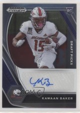 2021 Panini Prizm Draft Picks Draft Picks Auto Kawaan Baker #DPA-KAW Auto 0a3
