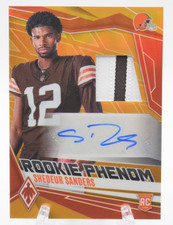 2025 Panini Phoenix - Shedeur Sanders Gold Rookie Phenom RPA 2/10 RC Auto Browns