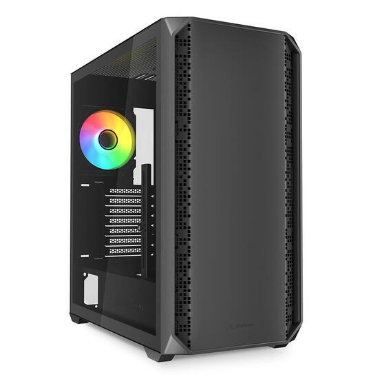 Sharkoon PC Gehuse AK2 RGB Черный ATX schwarz 13890₽