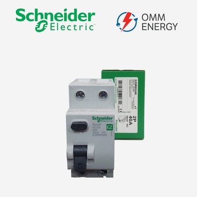 Schneider Electric Easy9, 30mA, 2P, 40A - EZ9R05240