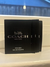 COACH NEW YORK FOR MEN EAU DE TOILETTE 2 ML / 0.06 FL OZ Set of 4