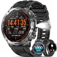 Military Smart Watches for Men Answer/Make Calls , Smart Watch with 100-Days...