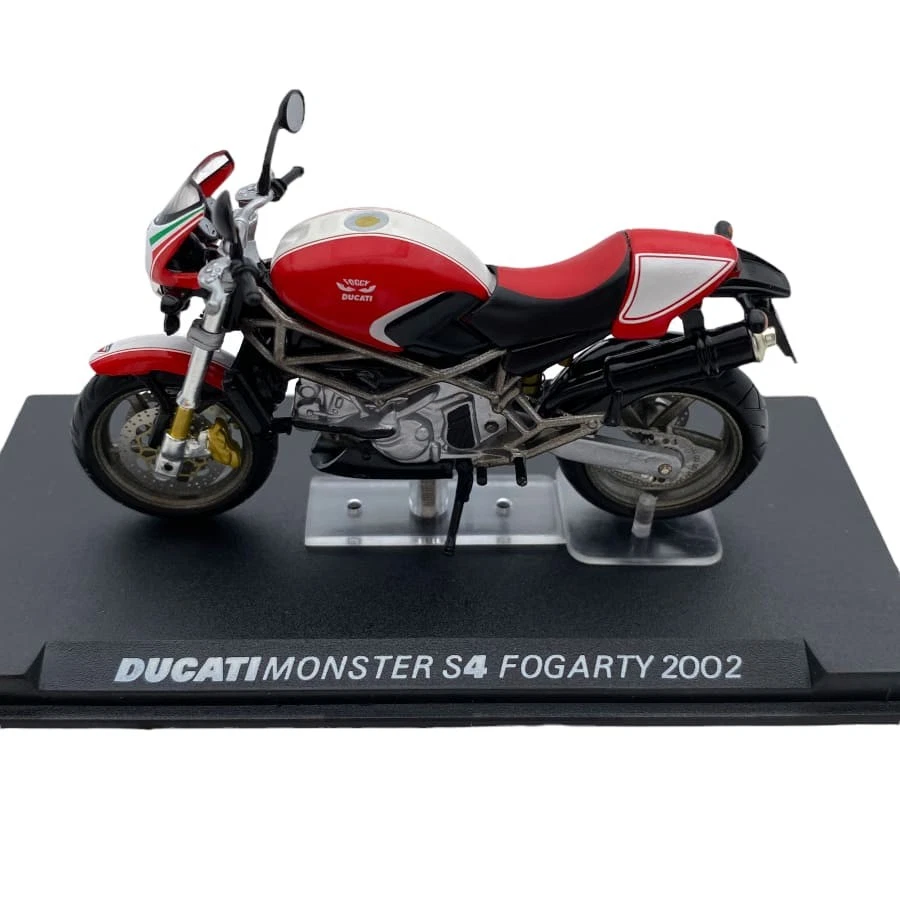 Modellino Moto Atlas Edicola 1/24 Ducati Monster S4 Fogarty 2002 - Immagine 3 di 4