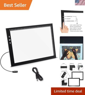 13 x 9  LED Artist tracing Light Box Copy Table, Adjustable High Brightness L...