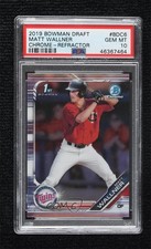 2019 Bowman Draft Chrome Refractor Matt Wallner #BDC-6 PSA 10 GEM MT j6a