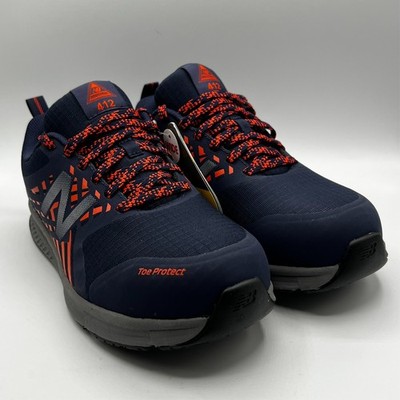 New Balance 412 Mens Size 7 EE Blue Gray Industrial Alloy Toe Safety Work Shoes