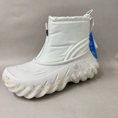 Crocs Echo Boot Z Shield Boots in Moonlight Zip Front Womens Size 9 Mens 7