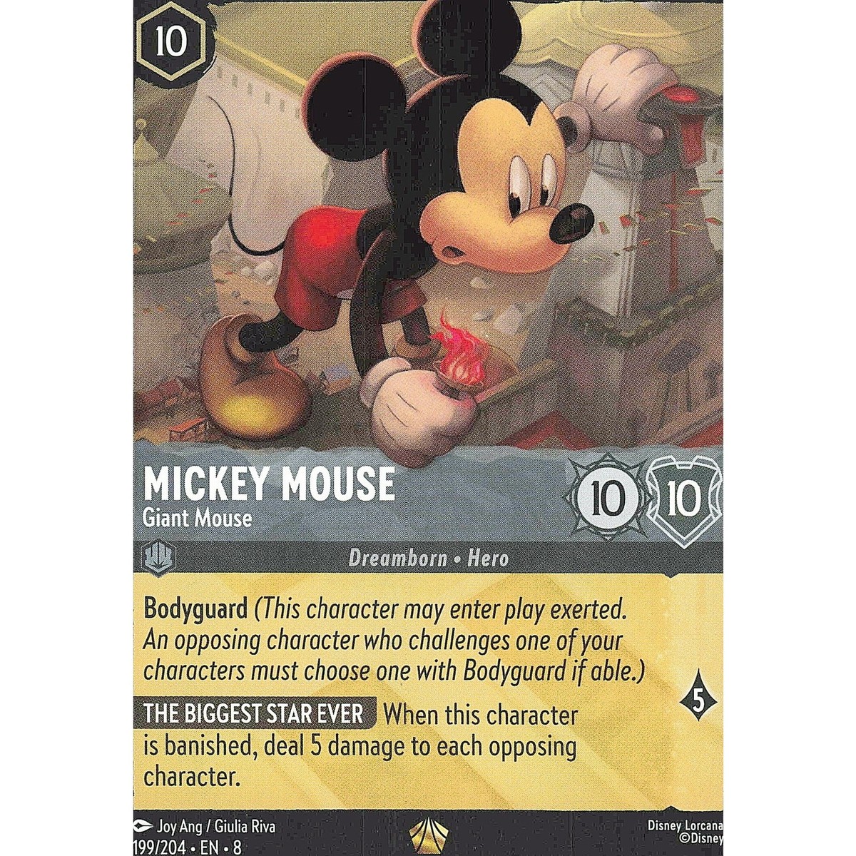 Mickey Mouse プロモ　psa10【ロルカナ/Lorcana】 Mickey Mouse プロモ psa10【ロルカナ/Lorcana】 Disney Lorcana