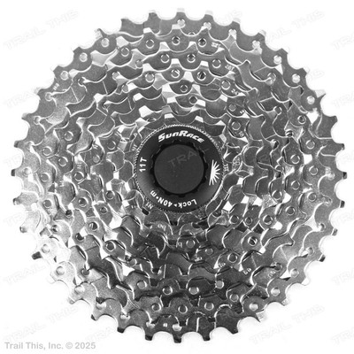 SunRace CSM98 11-36 9-Speed MTB Bike Cassette 11-36T Nickel fits Shimano SRAM