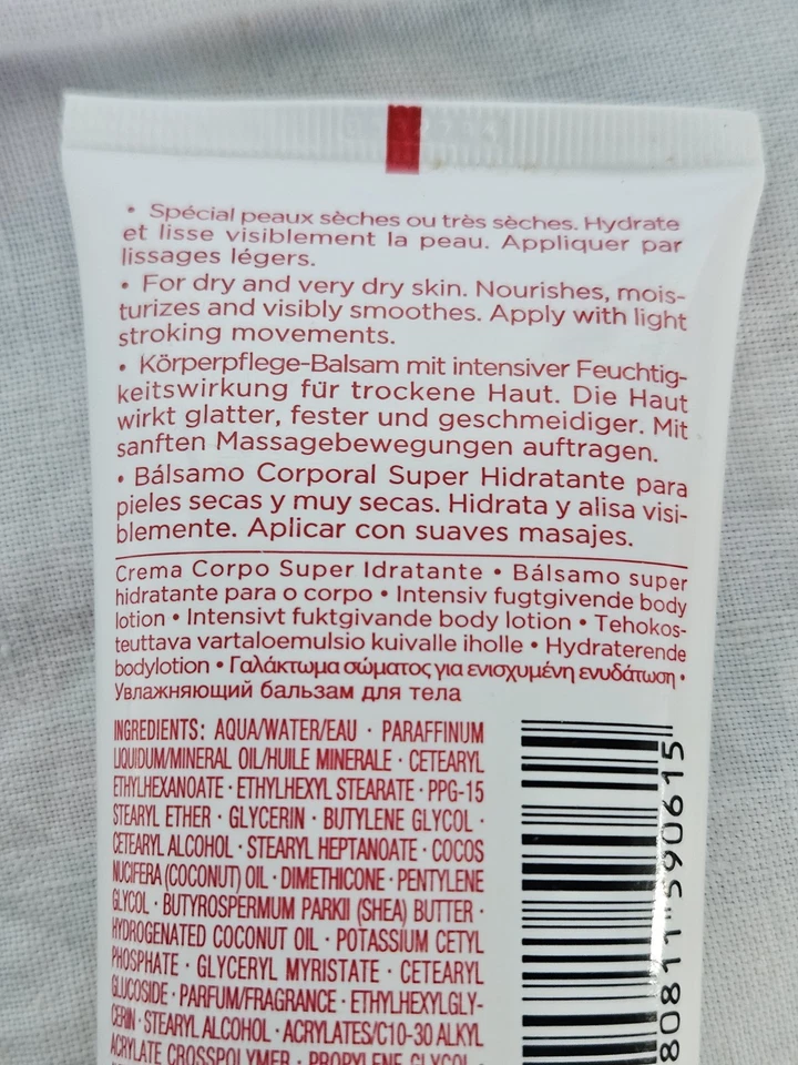 Clarins Loción corporal rica en humedad con manteca de karité 3,2 OZ para piel seca sellada Foto 4 de 4