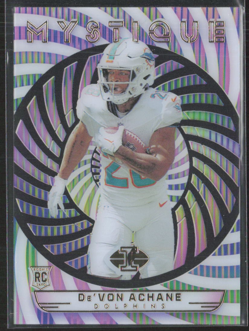 2023 Panini Illusions #9 De'Von Achane Mystique RC Miami Dolphins (A)