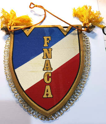 Wimpel FNACA Nationale Föderation Veteranen Algerien AFN fab um 1980