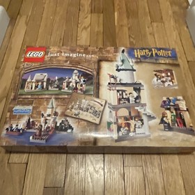 Lego Harry Potter 2001 Hogwarts Castle #4709 Complete Instructions Box And Ads