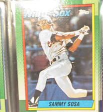 Topps 1990 Topps Sammy Sosa Chicago White Sox Rookie Base Set #692