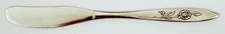 Oneida Silver My Rose  Flat Handle Butter Spreader 497679