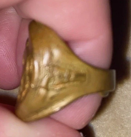 Anillo ajustable de latón Buffalo Bill Jr. 1955 de colección realmente genial Foto 4 de 4