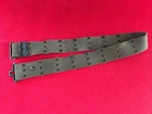 US Military Army WWII WW2 Pistol Canvas Web Belt OD Green 1944