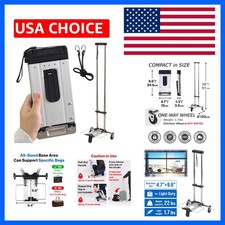 Folding Carrying Cart, Luggage Cart with 2 Wheels One Way, Compact for Travel...