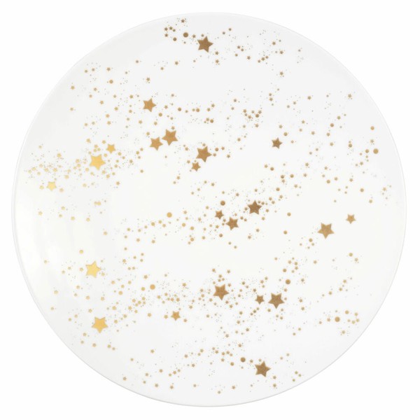 Seltmann Weiden Liberty Speiseteller Teller Porzellan Golden Stars Ø 27.9 Cm-image