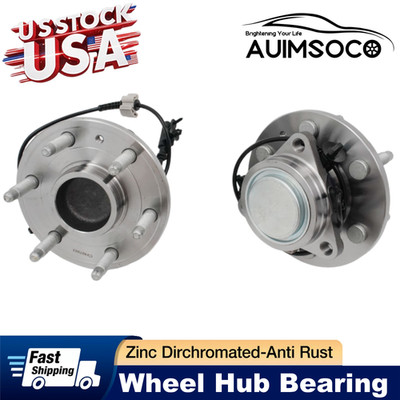 2x 2WD Front Wheel Bearing&Hubs 515097 for 07-14 Avalanche Silverado Sierra 1500