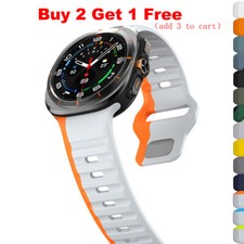 Soft Silicone Band For Samsung Galaxy Watch Ultra/Ultra 2025 Loop Bracelet Strap