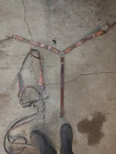 Tack set pink camo 