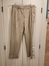 Bills Khakis Mens 38 x 31 Pants M2P Classic Fit Pleated Original Twill Made USA