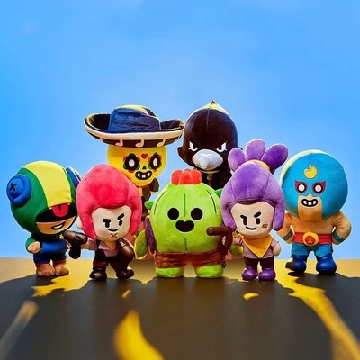 Peluche 25 cm Brawl Star videogames bambini giocattoli regalo compleanno novità
