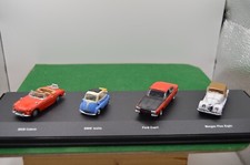Schuco Modell-Set MGB Cabrio,BMW Isetta,Ford Capri,Morgan Plus Eight 1:72 in OVP
