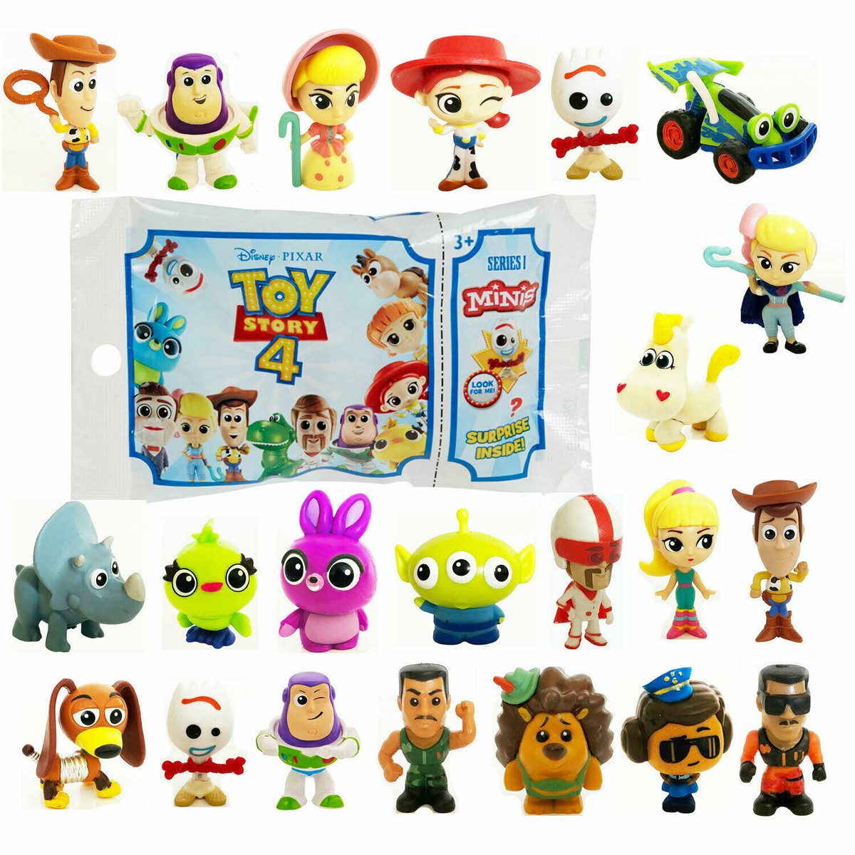 Disney Pixar Toy Story Mini Figure Blind Bag Party Filler Cake Topper  Series