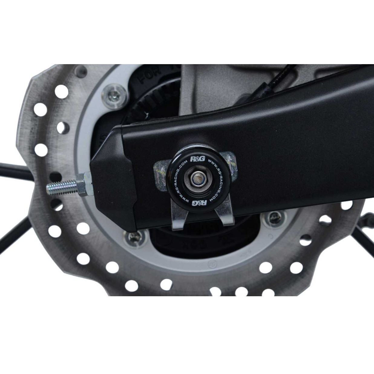 R&G Spindle Sliders Black - Honda CB125R 2018 - 2024