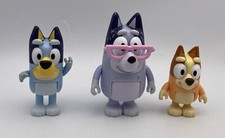 Bluey Family  Friends Action Figures NANA w/BLUEY  BINGO Grandma Set