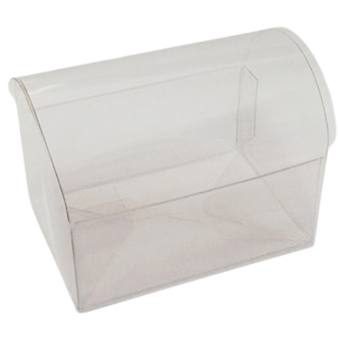 20 SCATOLE BOMBONIERE BAULE TRASPARENTI PVC 10x7xH.7,5 CM  SCO-9541-20