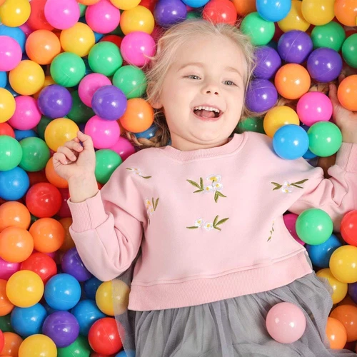 100PCS Ocean Balls 5.5cm Colorful Soft Baby Kids Pit Balls Swim Fun Play Toys - Picture 3 of 12