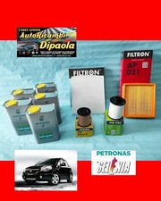 KIT TAGLIANDO FIAT SEDICI SUZUK SX4 1.9 MULTIJET 120 CV 5L SELENIA 5W40 + FILTRI