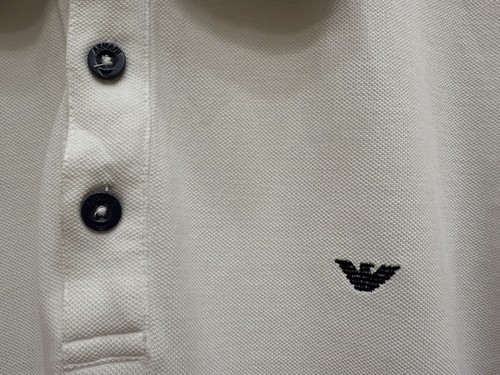 Armani Junior Boys White Polo Shirt Size 16A 175 - Picture 3 of 6