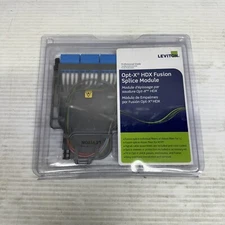 NEW Leviton SPLCH-12BL HDX Splice Module 12F OS2 BL SHUTTERED